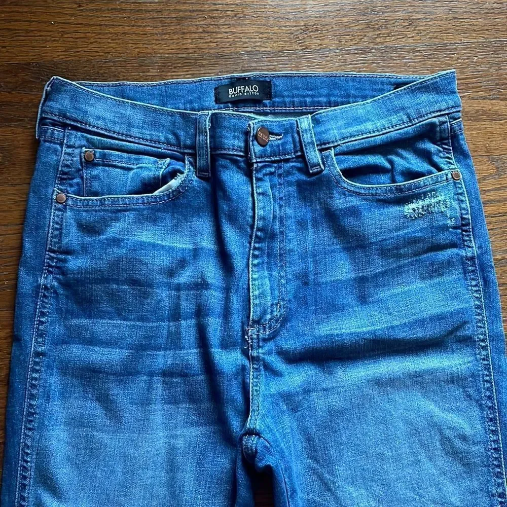 Buffalo David Bitton Ivy High Rise Ankle Grazer Stretch Jeans